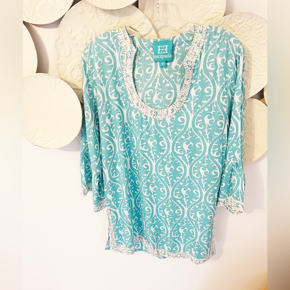 Medium Escapada Beaded Tunic Top